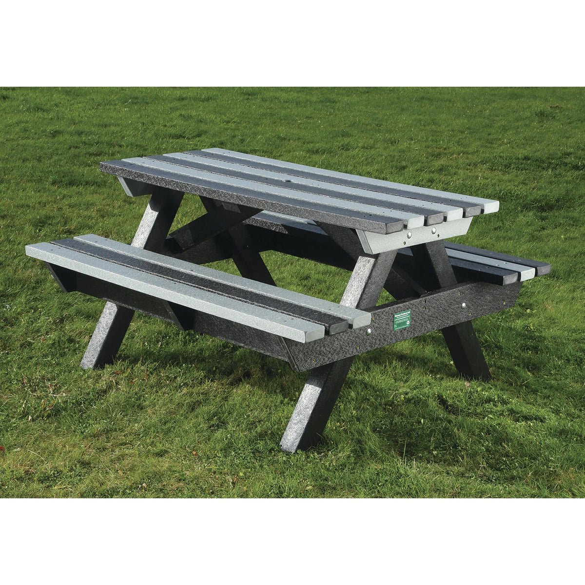 Heavy Duty Picnic Bench Black&Grey