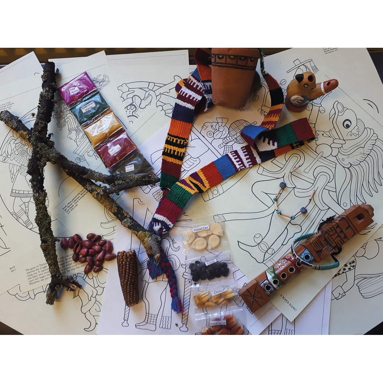 A Day In The Life Maya Artefacts