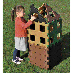 Xl Polydron Nat. Colours 24 Piece