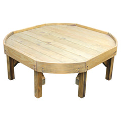Low Tuff Tray Wooden Stand And Tray