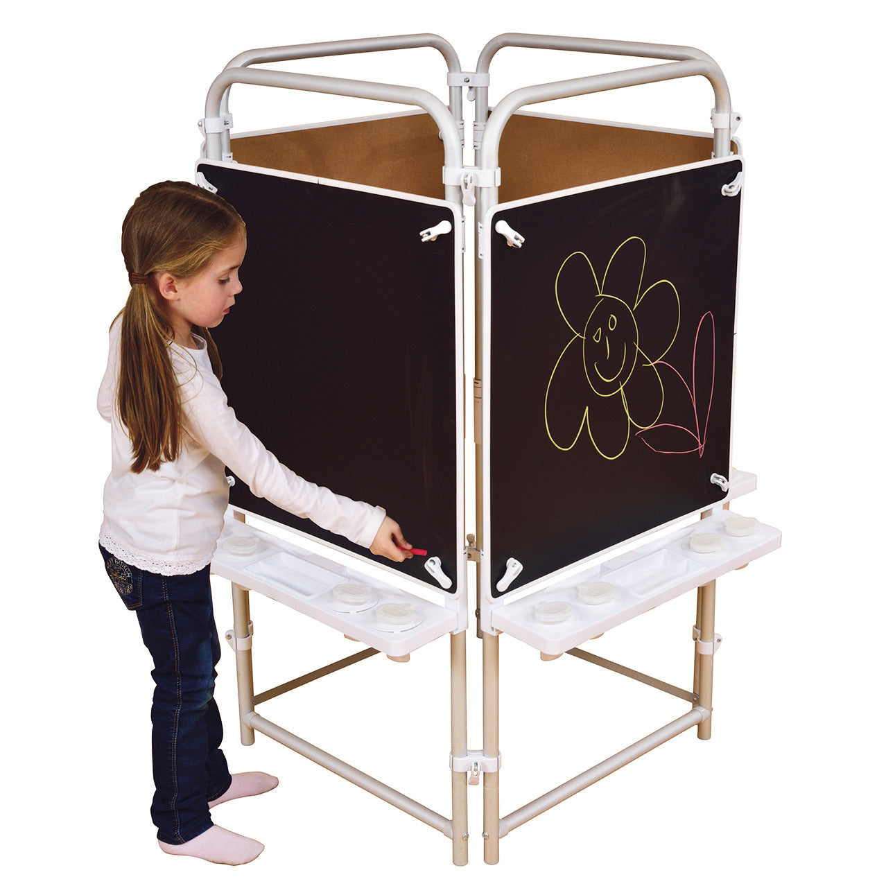 Easel Alum Fr 4 Sided