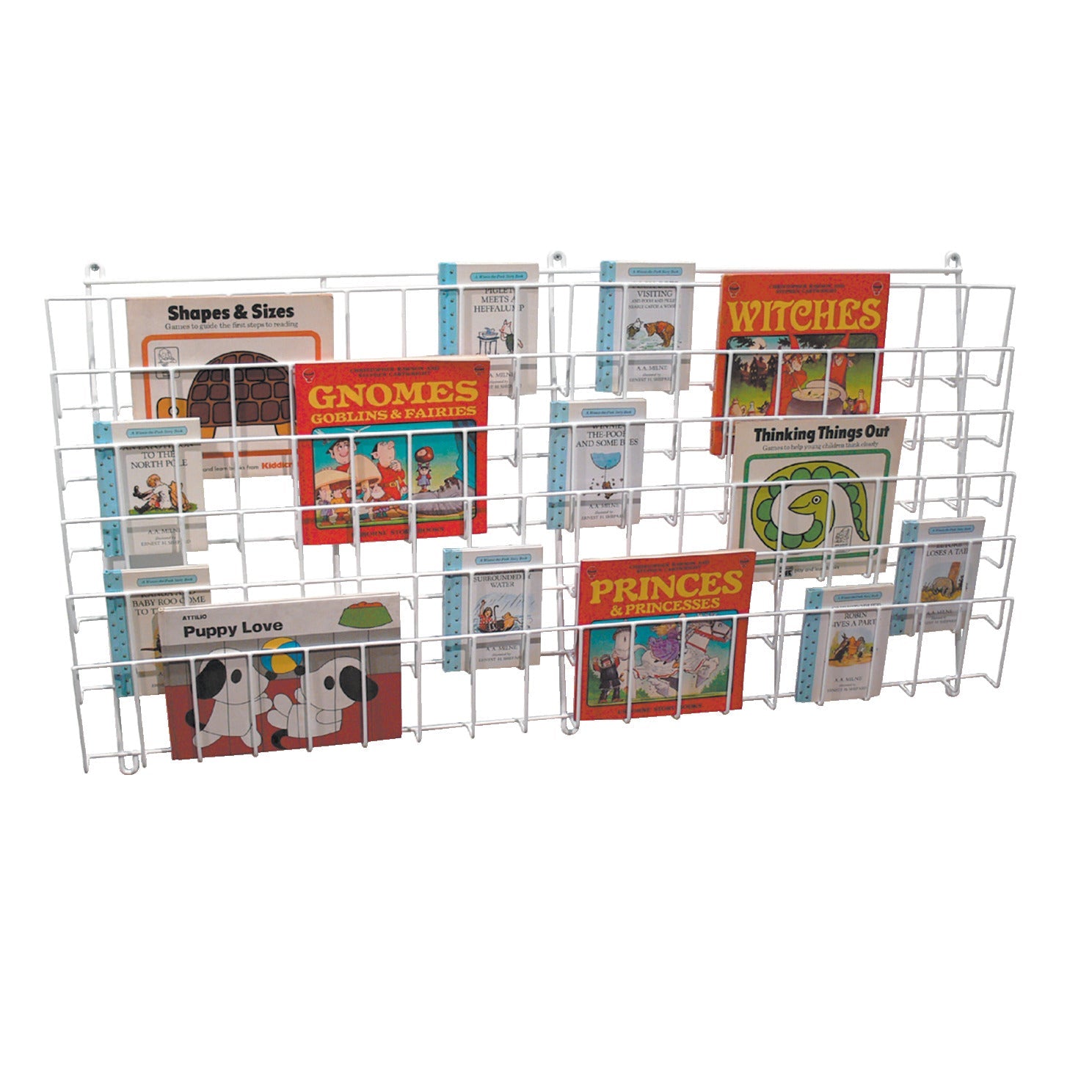 Wall Wire Book Rack/6 Shelf