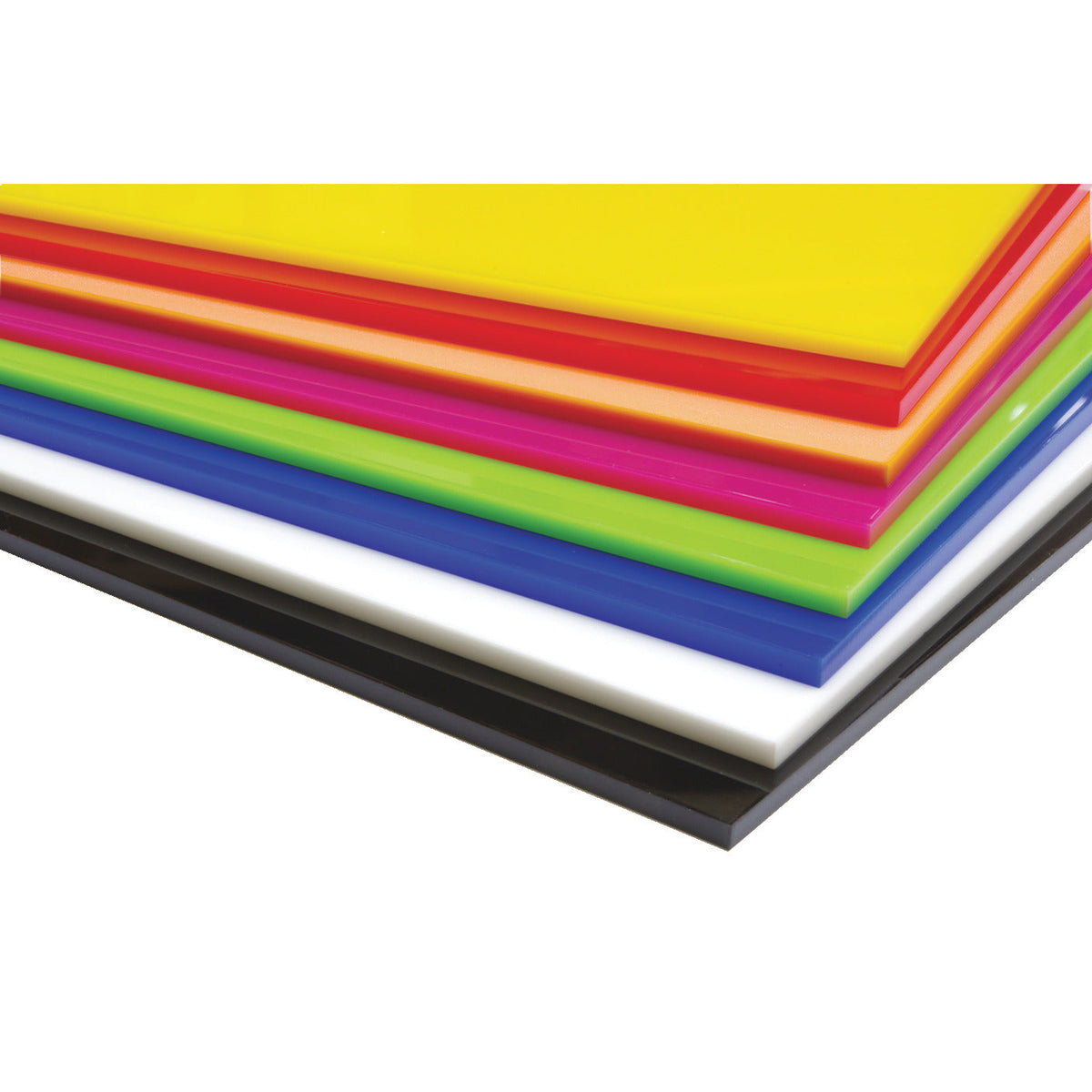 Mixed Colour Acrylic Sheet Pk8