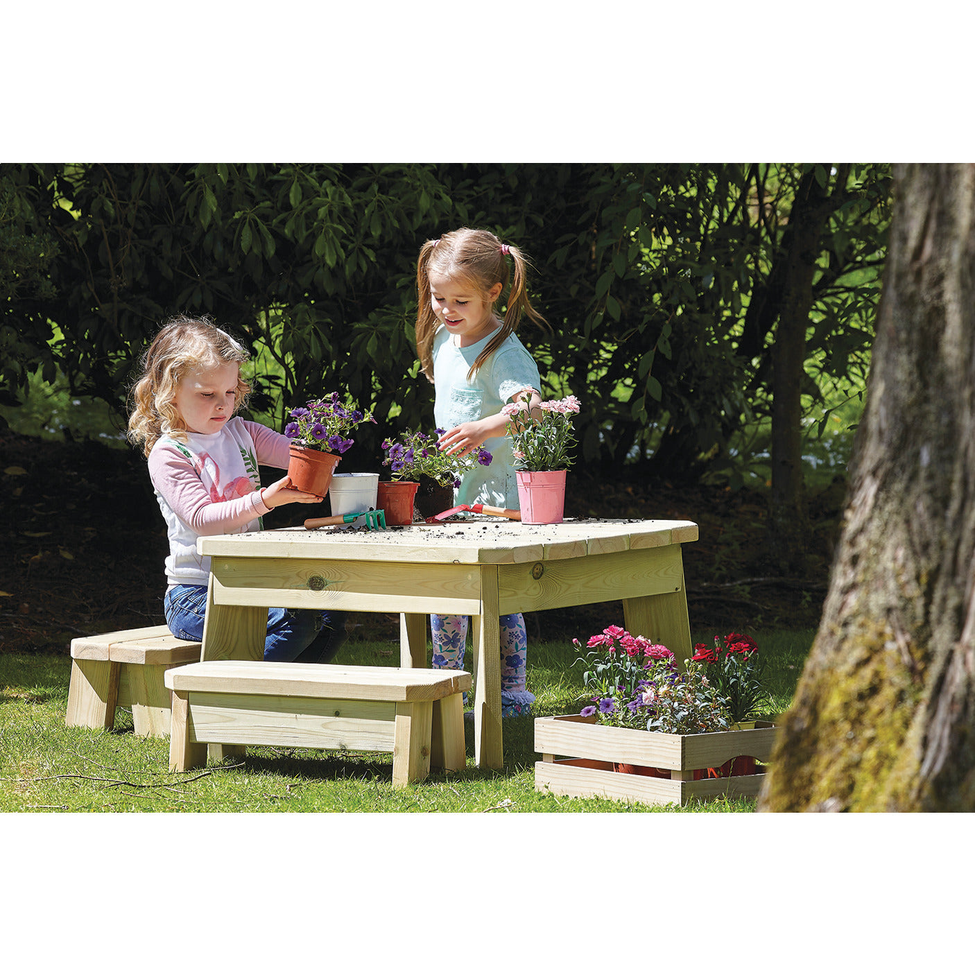 Sq Table Bench Toddler