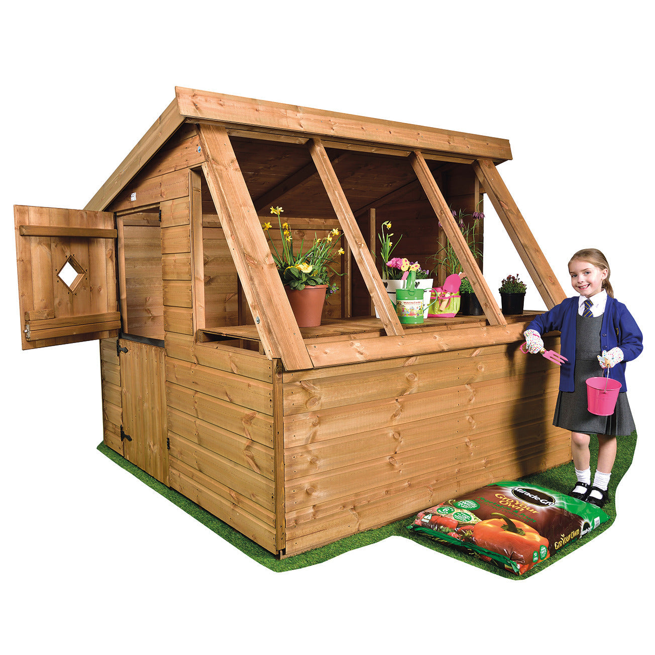 Child Potting Shed And Installation