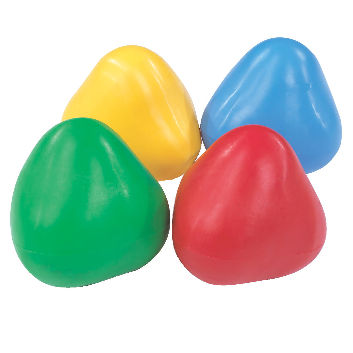 Pyramid Shaped Balls - Set Of 4 Cols