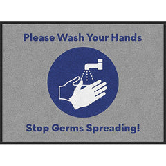Wash Your Hands Mat For Hard Floors