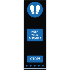 Social Dist.Mats-Footpr. Blue