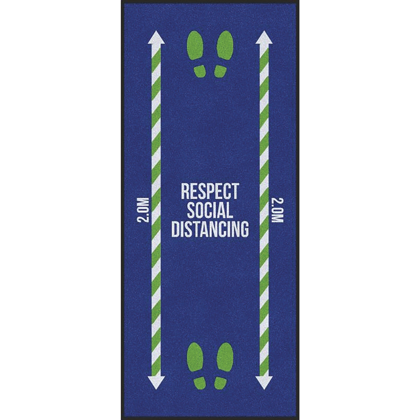 Respect Social Distancing Mat-Carpet