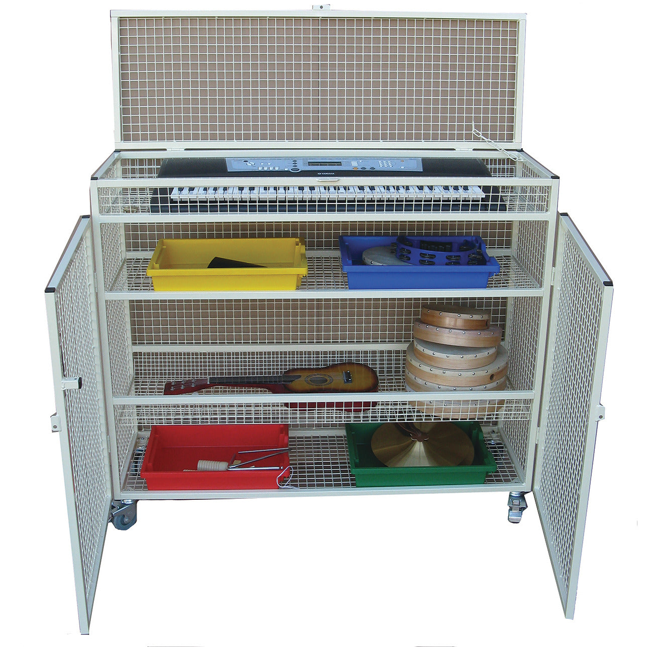 Lockable Music Trolley