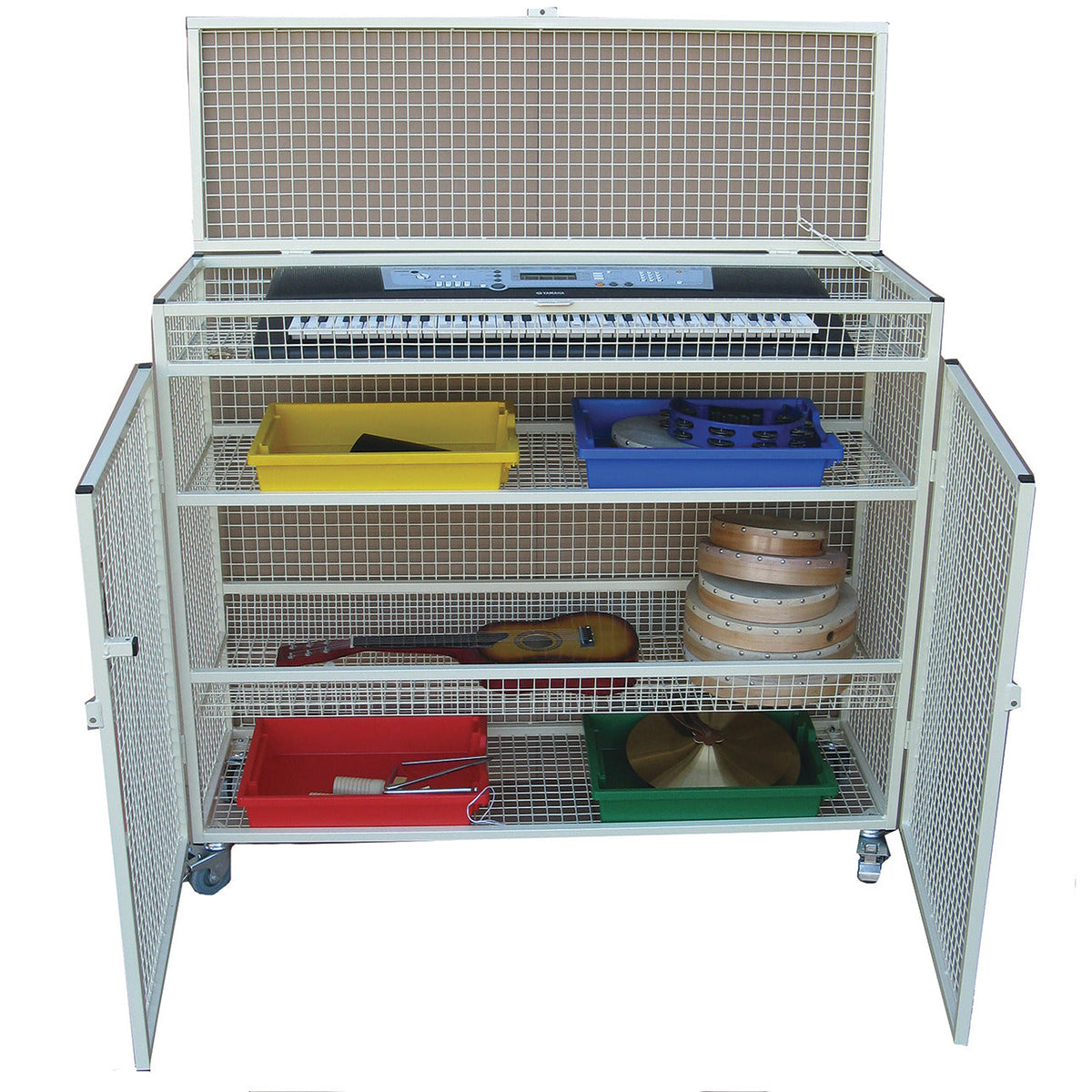 Lockable Music Trolley
