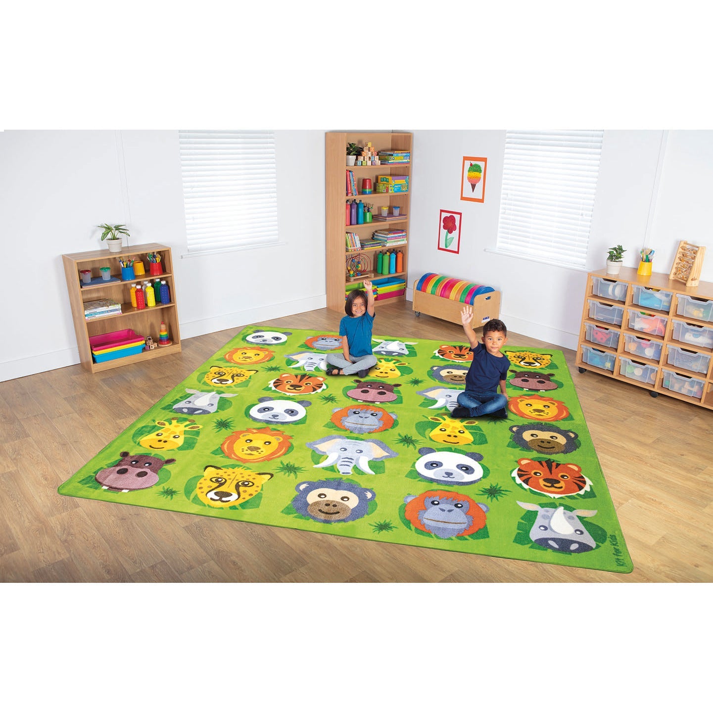 Zoo Lge Sq Carpet 3X3M