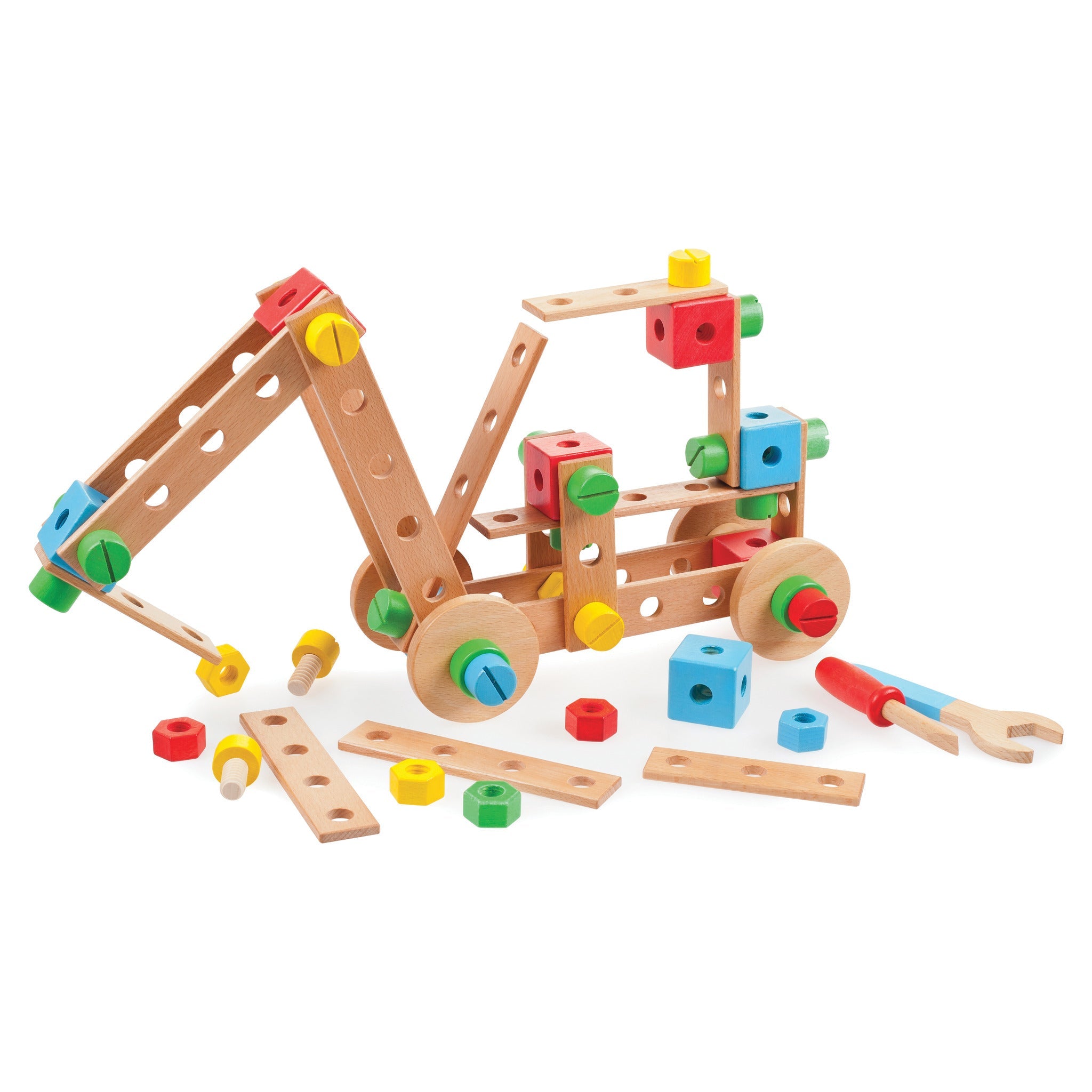 Wooden Toy Construction Set 546Piece