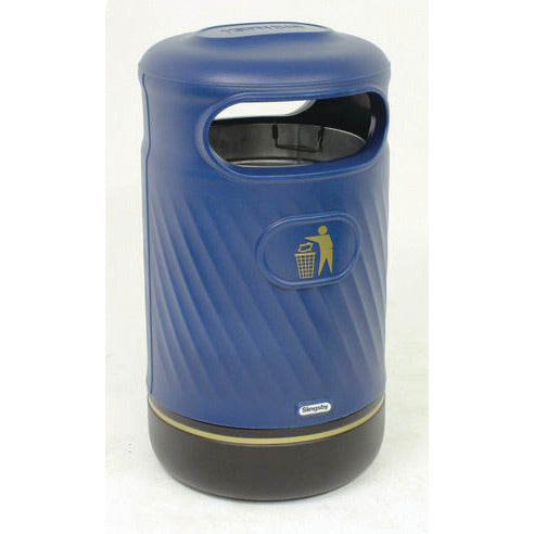 Harri 100L Hooded Bin Dark Blue