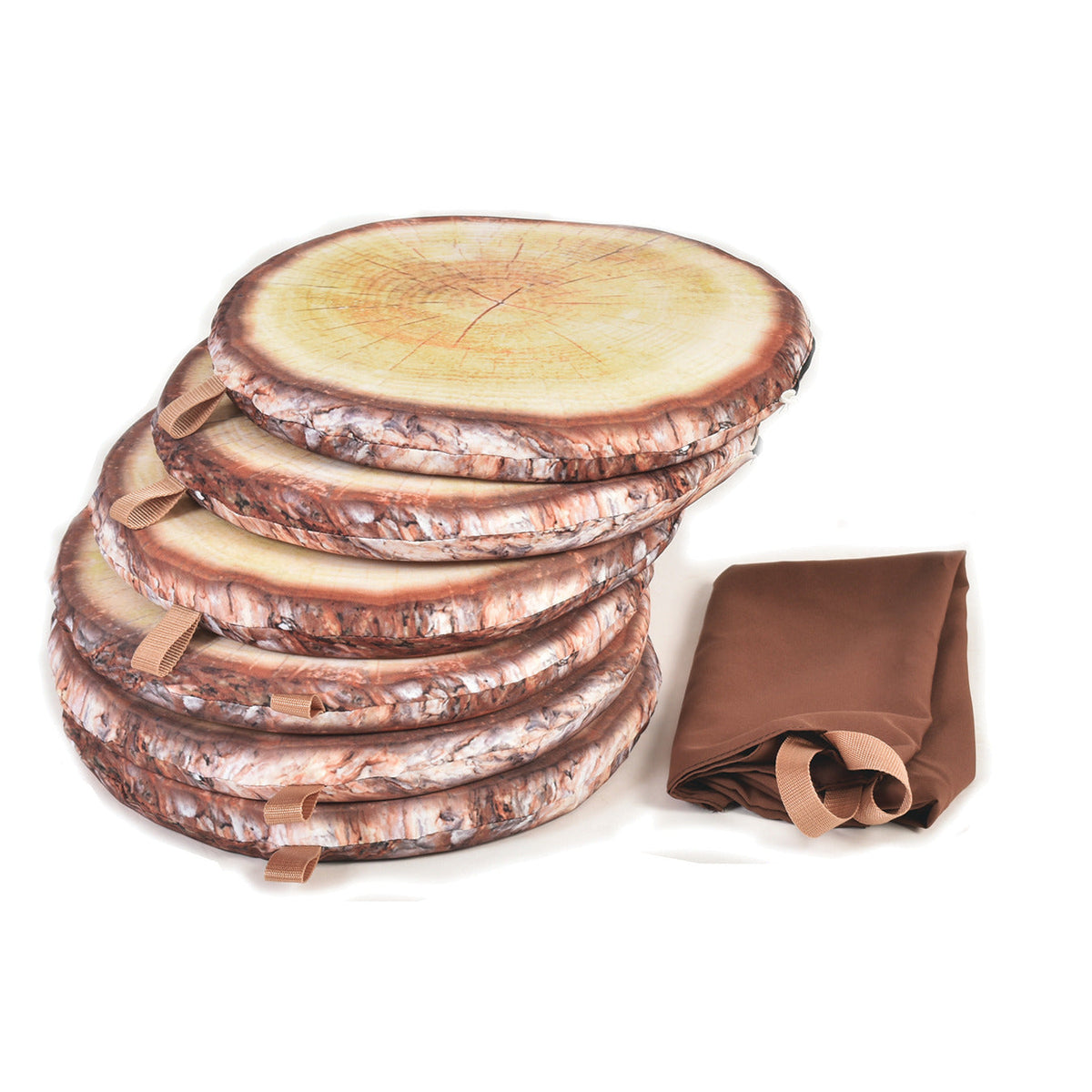 O/Door Seat Pads 400X40 Pine Log Pk6