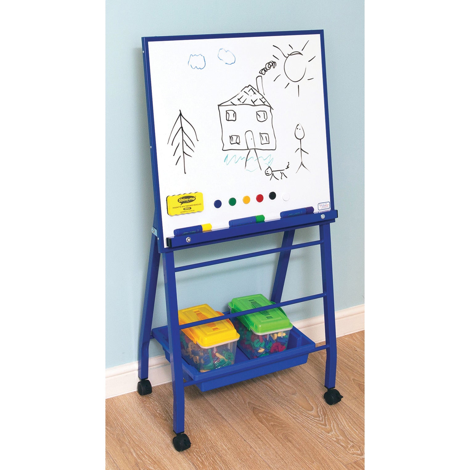 Little A-Frame Mobile Easel Blue
