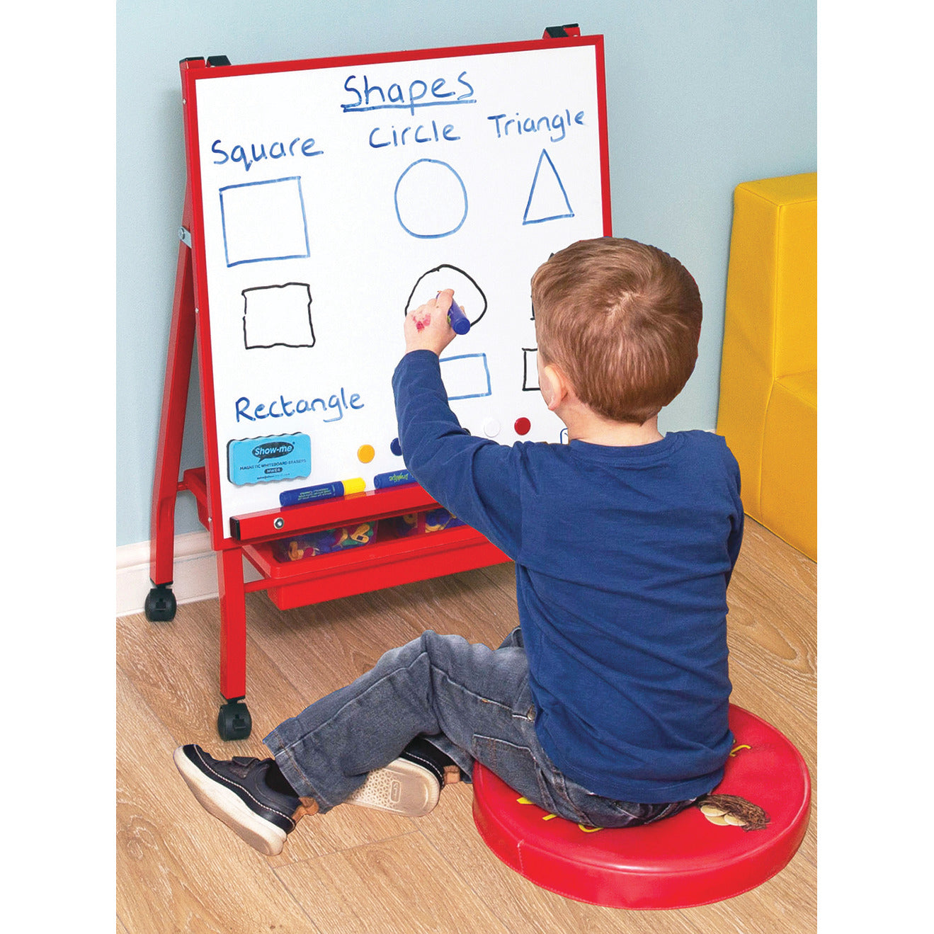 Little A-Frame Mobile Easel Red