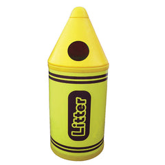 Lge Crayon Bin Yellow