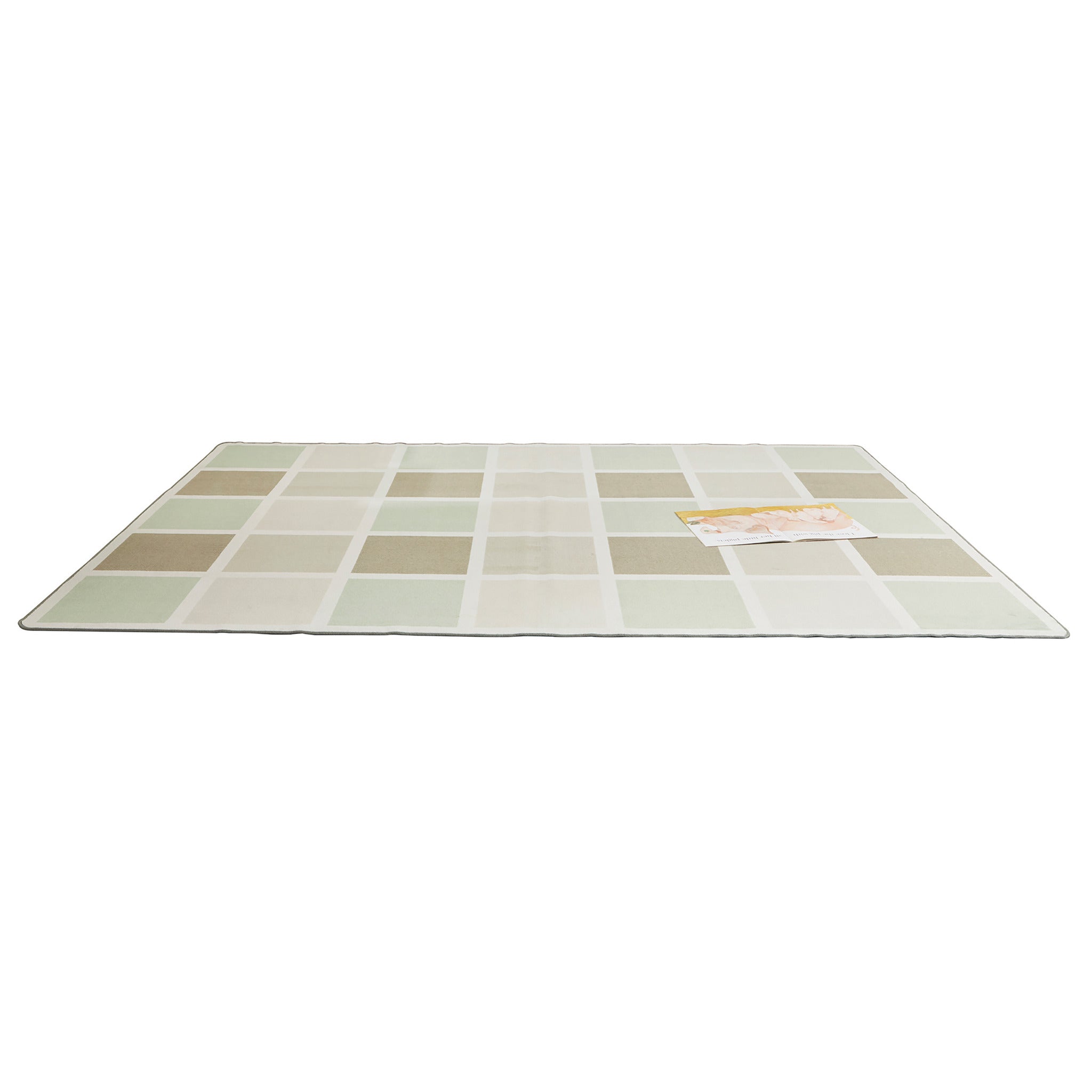 Neutral Squares Rug 3600X2570Mm
