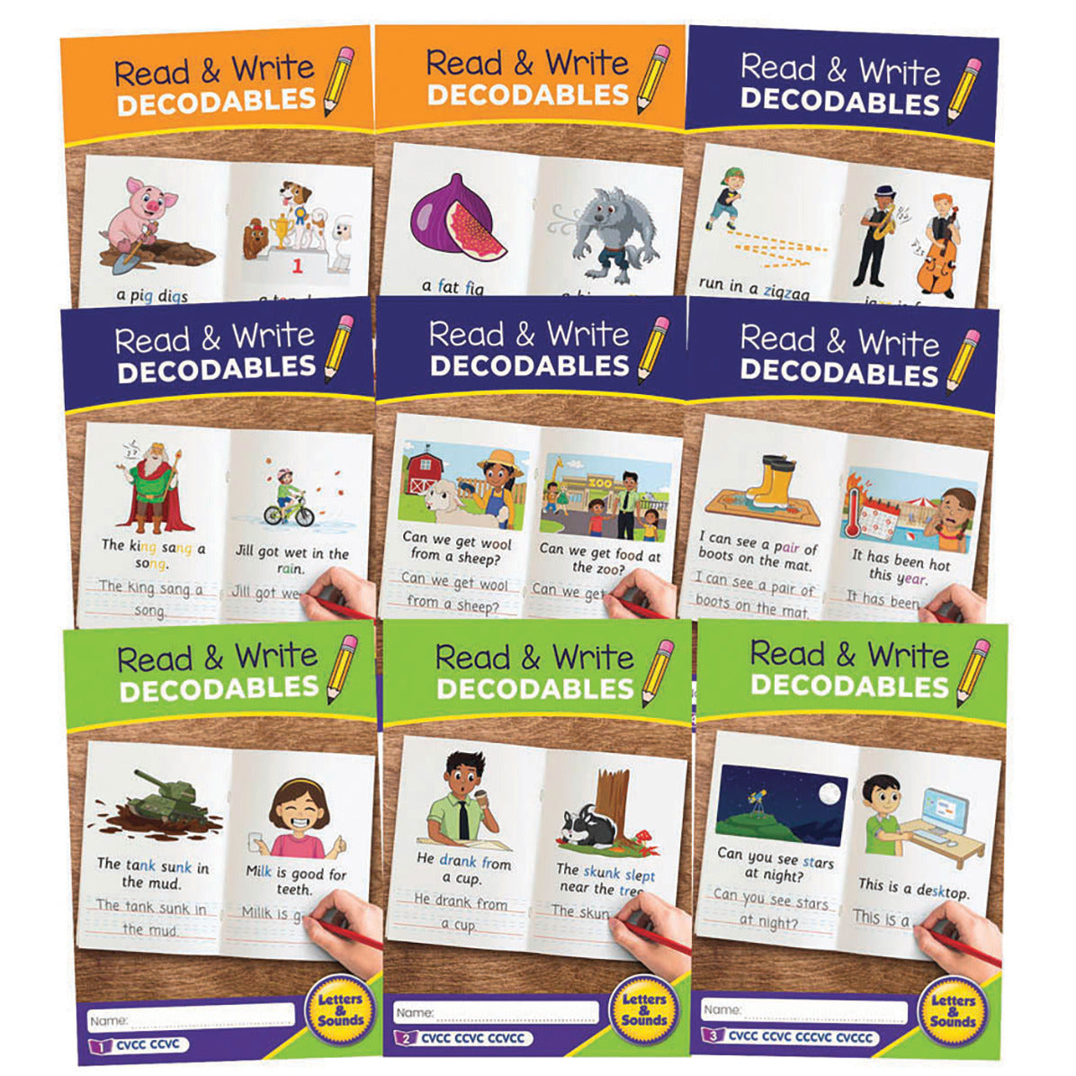 Read And Write Decodables Set A