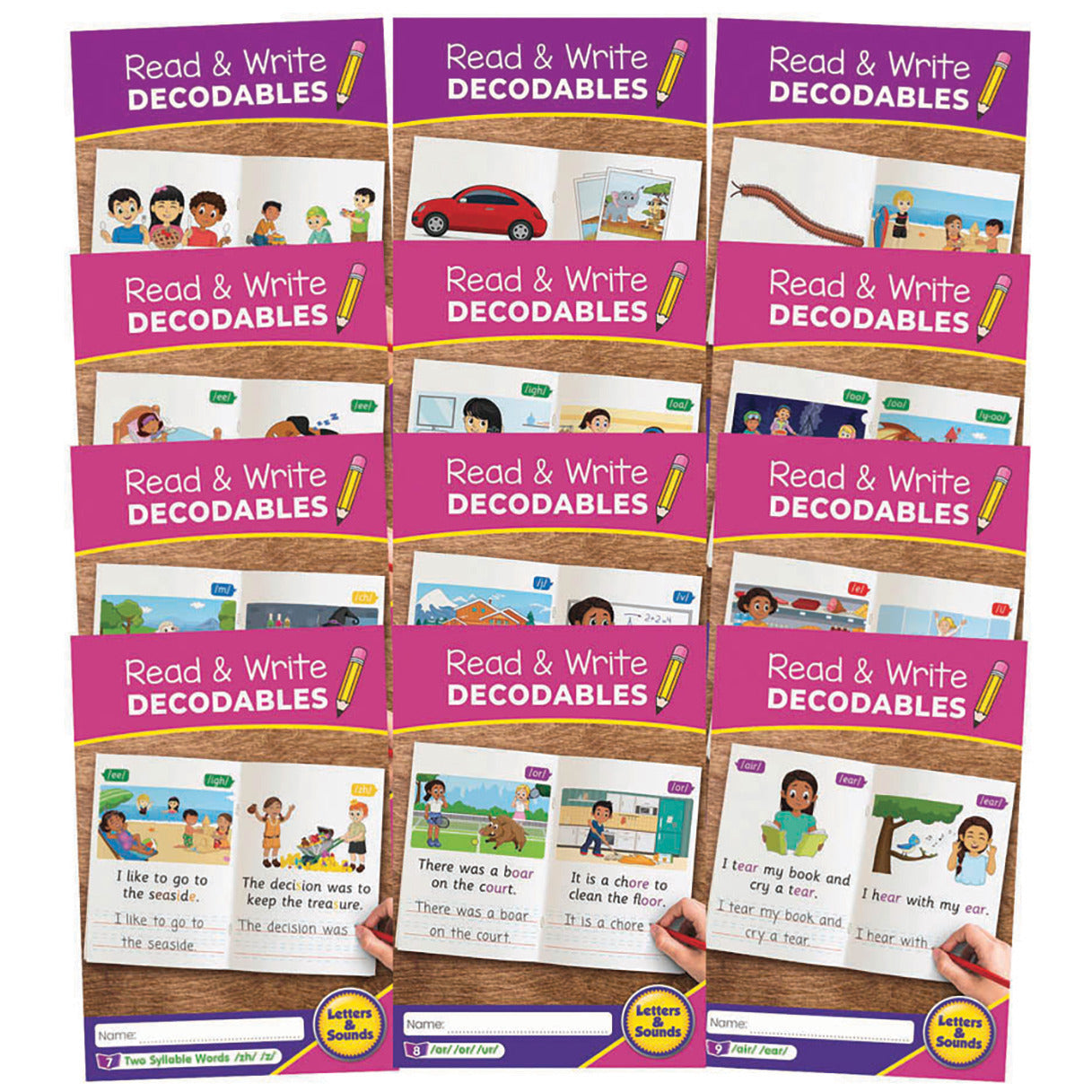 Read And Write Decodables Set B
