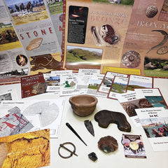 Stone Age To Iron Age Artefacts Collection. Large Cardboard Box of Artefacts
