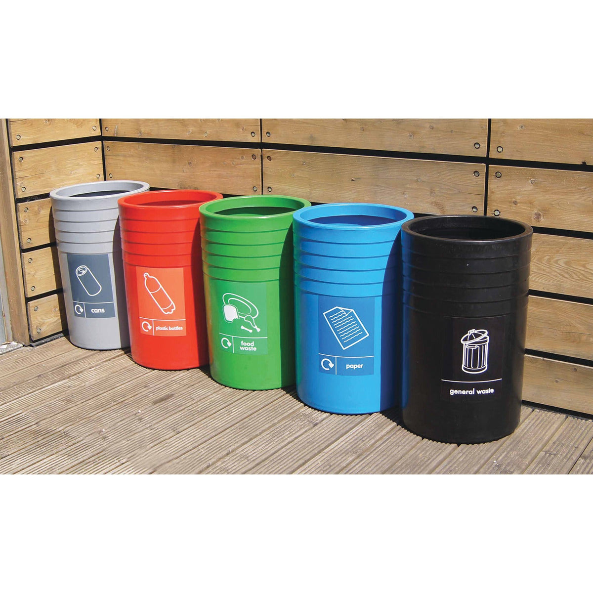 Cot/3 Litter Bin 91L Grey