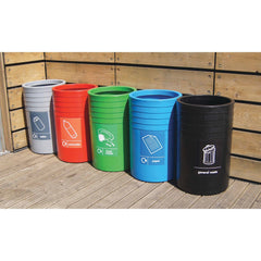 Cot/3 Litter Bin 91L Grey