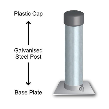 Post Galvanised 3.0M High