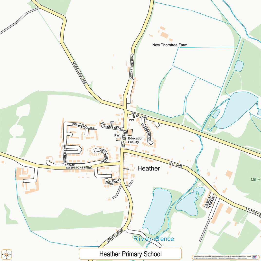 Ordnance Survey Floor Mat