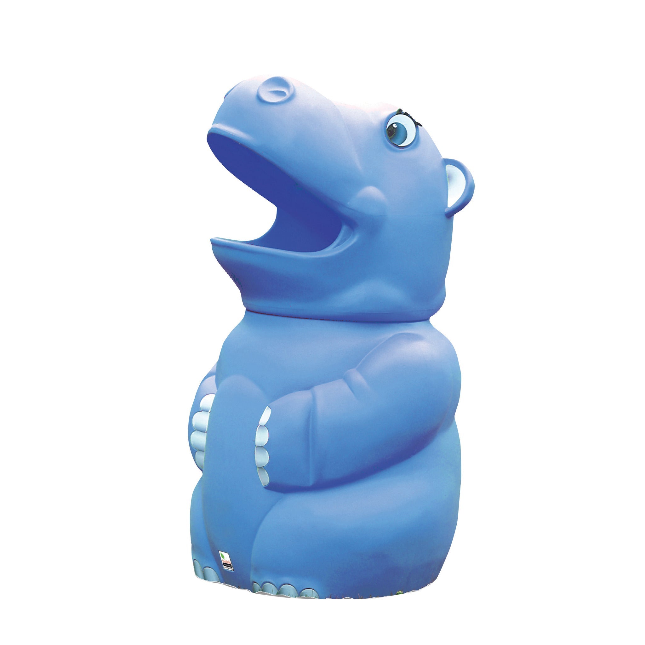 Litter Bin Henry Hippo Powder Blue