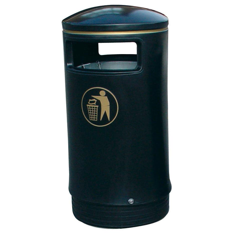 Litter Bin Hooded Top 94Ltr Black