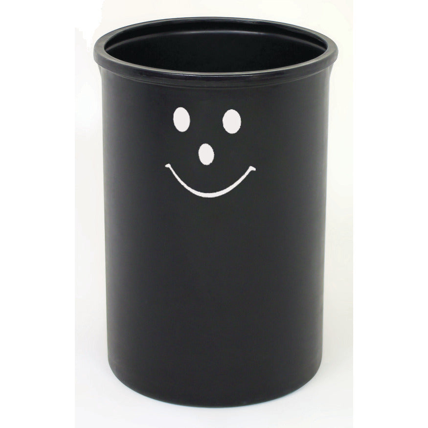 Smiley L/Bin 95Lt O/Top Black