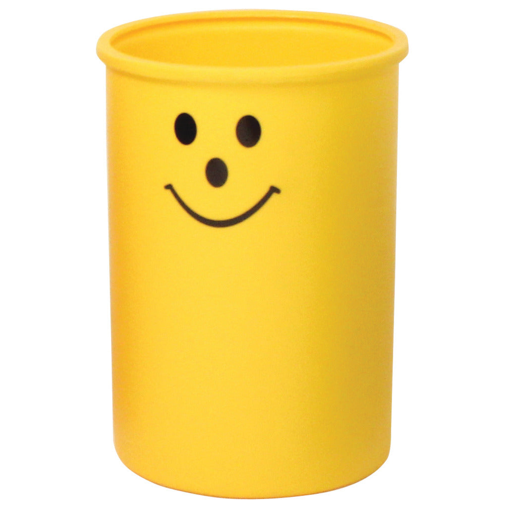 Smiley L/Bin 95Lt O/Top Yellow