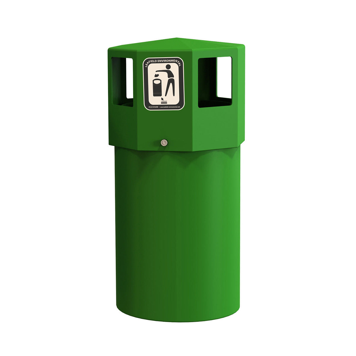 Litter Bin Midi Octaplus Green