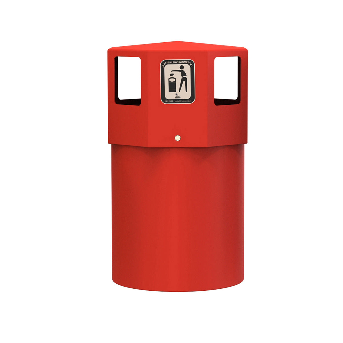 Litter Bin Maxi Octaplus Red