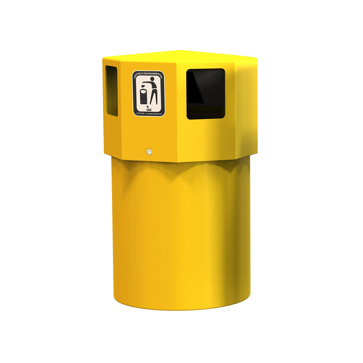 Litter Bin Maxi Octaplus Yellow