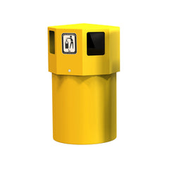 Litter Bin Maxi Octaplus Yellow