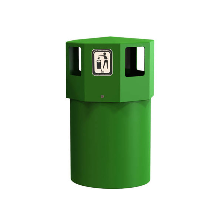 Litter Bin Maxi Octaplus Green