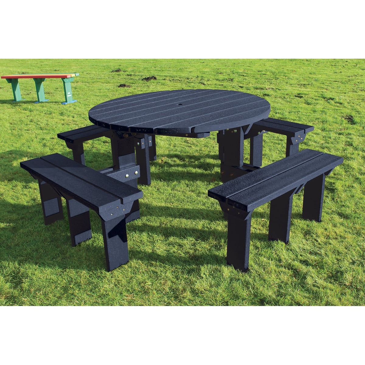 Olympic Picnic Bench Black