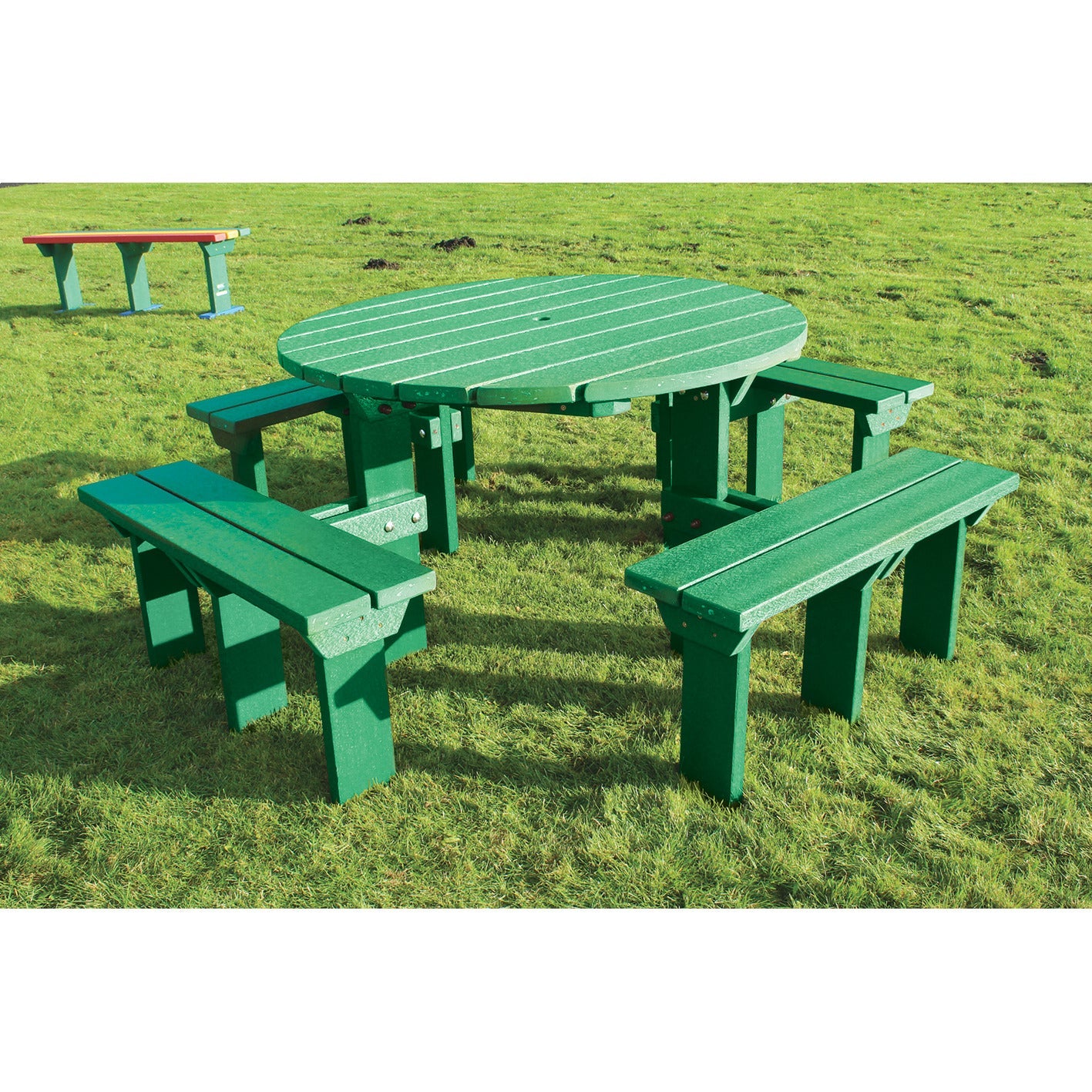Olympic Picnic Bench Green