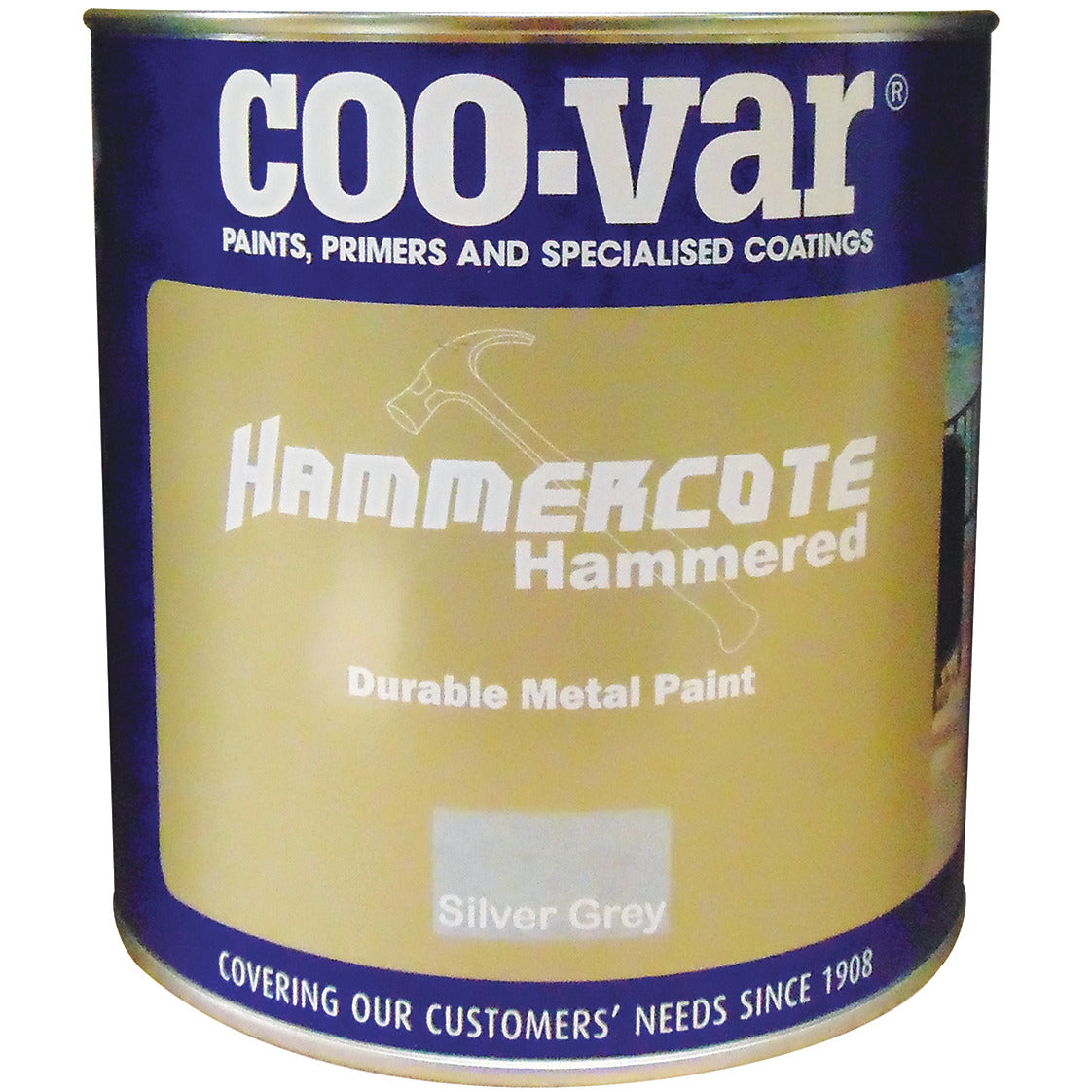 Hammered Metal Paint Silver 2.5L