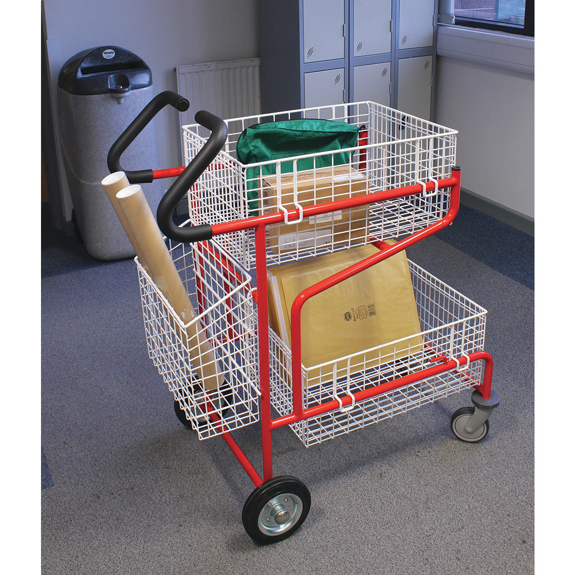 Mail Distribution Trolley - 530x1230x910mm