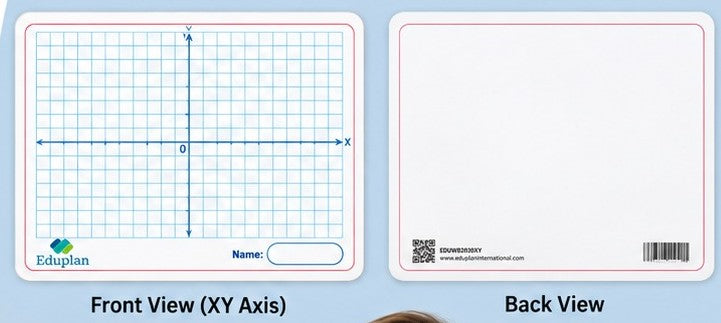 WHITE BOARD  20X30 CM MDF W/O FRAME XY AXIS EDUPLAN