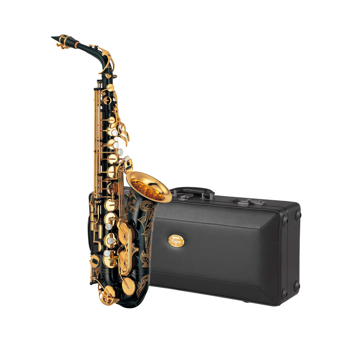Yamaha YAS82Z professional Eb alto saxophone outfit - Gold lacquer