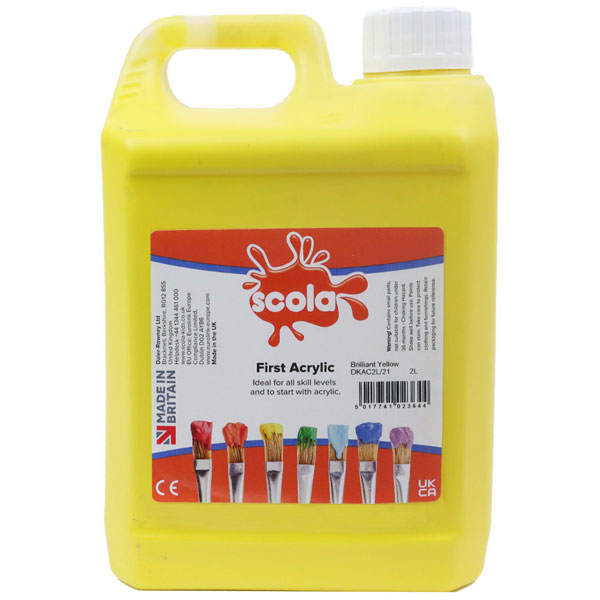 SCO ACRYLIC 2LT BRILLIANT YELLOW